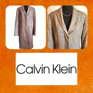 Calvin Klein long blazer jacket / -